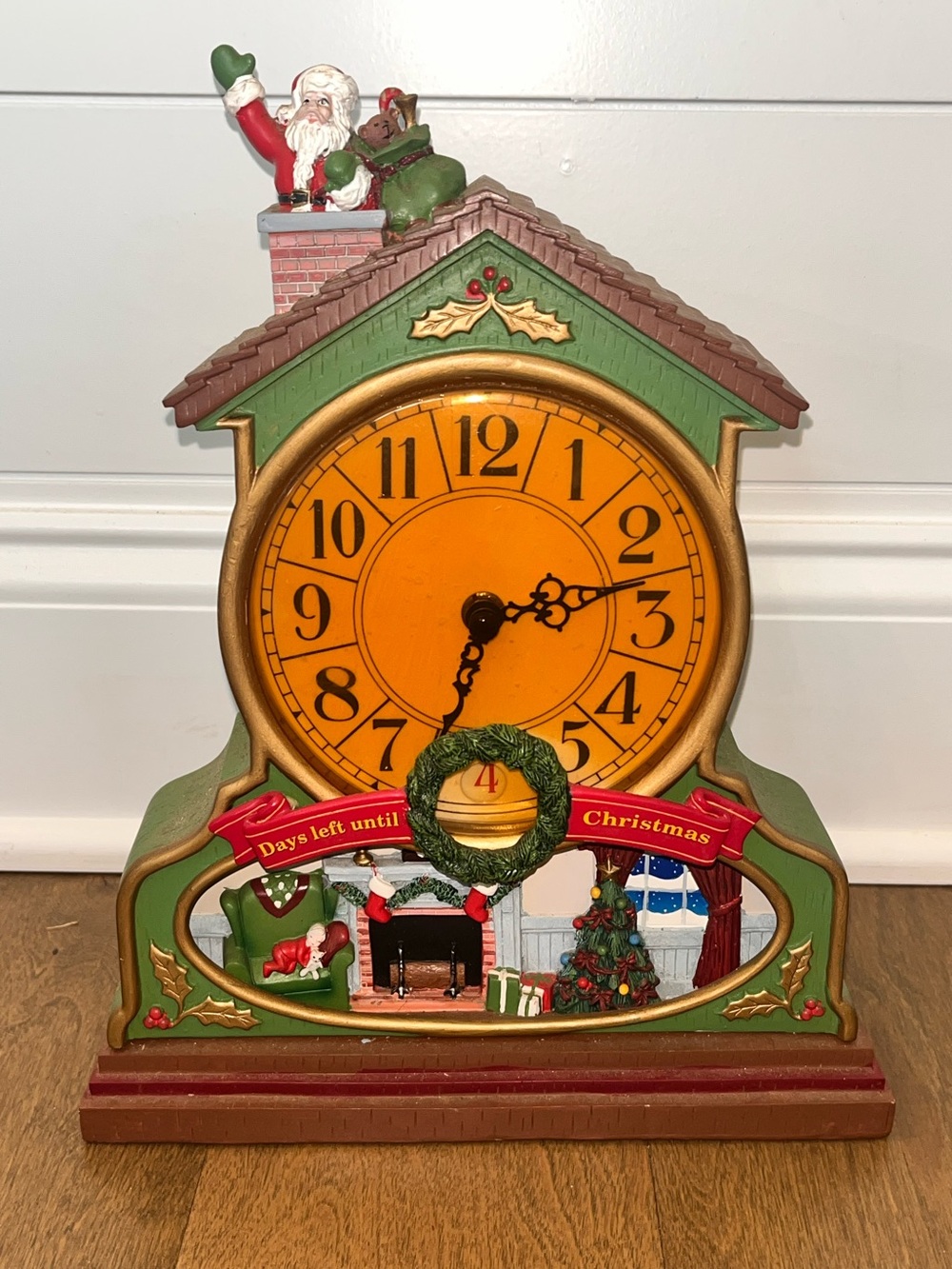 AVON 2007 ADVENT CLOCK: Musical Lights • Countdown Days Left Until Christmas